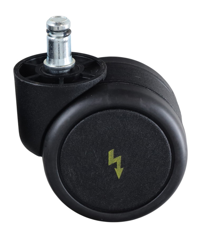 ESD bureaustoel wielen met beschermkap